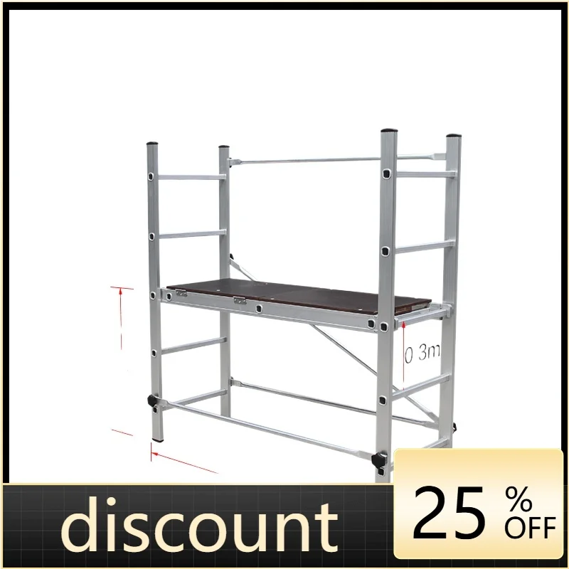 LMM hand frame mobile portable engineering decoration ladder platform lifting and stretching D type