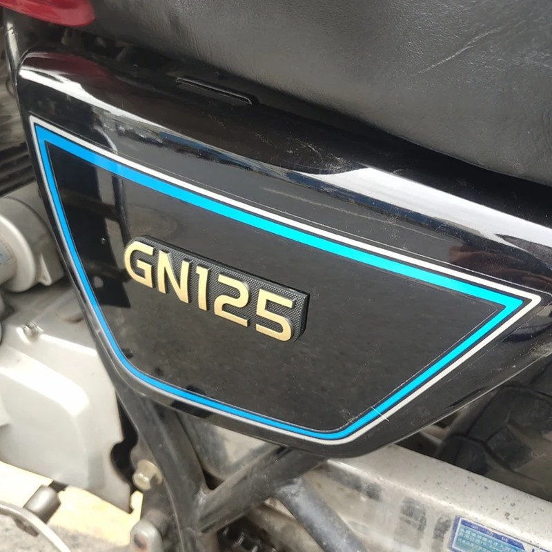 Zwarte Motorfiets Batterij Zijklep Frame Zijdeksels Panelen Voor Suzuki Gn125 Gn 125