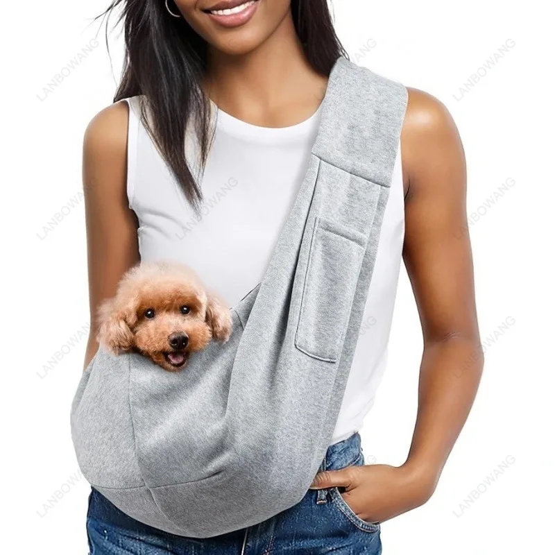 New Soft Pet Crossbody Backpack Portable Outdoor Travel Carrier Bag For Small Dogs Cats Comfort Shoulder Carry Tote