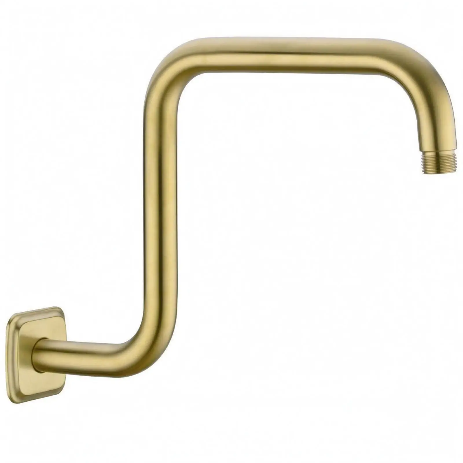 Z Shape Shower Arm Fitting Stainless Steel Wall Shower Accessories for Modern Bathroom Shower System Set