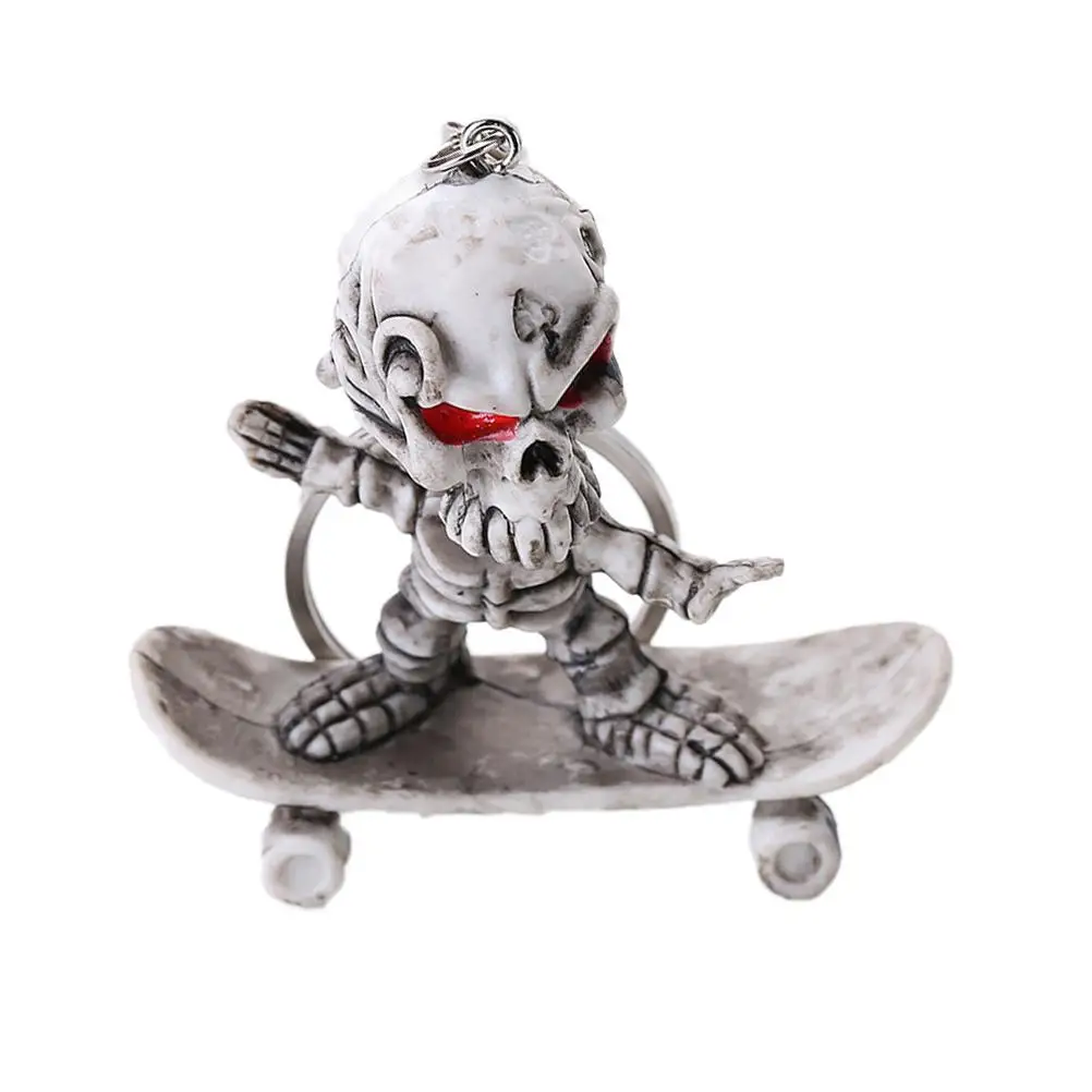 

Skateboard Keychain Unique Rubber Design Pendant Car Fashion Ring Gifts Decorative Handbag Accessory