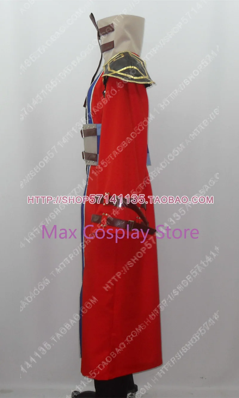 Max Cos  Auron  Cosplay Auron Costume FF X Full Set Men Women Halloween Party Custom Made