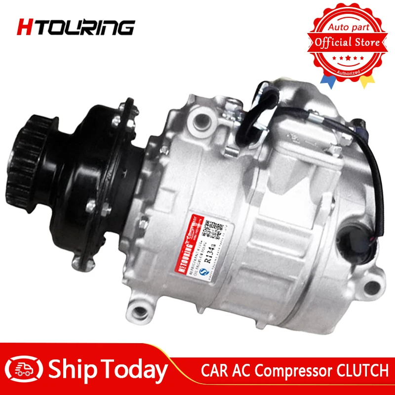 

AC Compressor for VW Multivan Phaeton Touareg Transporter 3D0820805B 7H0820805 447190-7610 7H0820805E 7H0820805F 7H0820805G