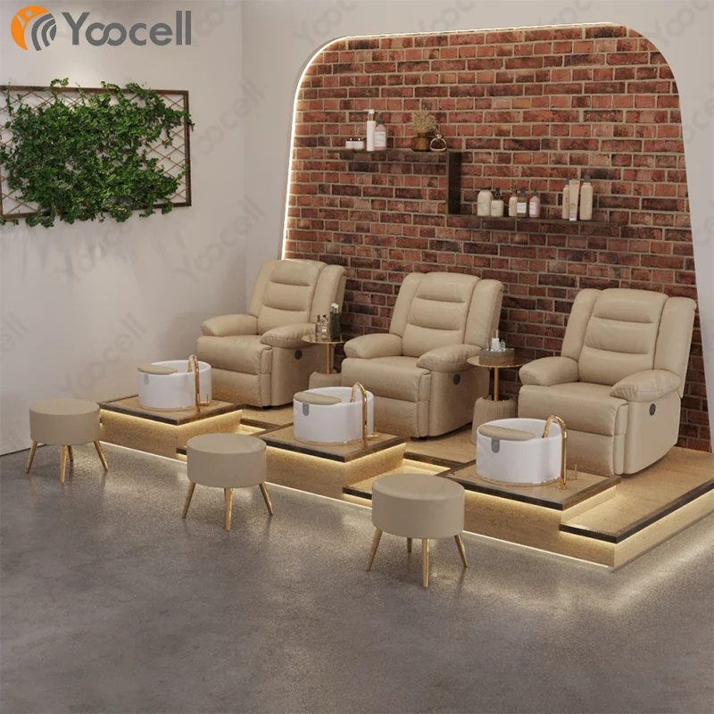 

Portable Pedicure Chair Foot Spa Pedicure Chair Nail Salon Furniture Pedicure Spa Chair