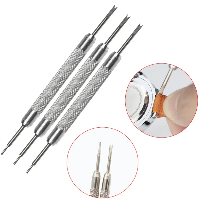 

3pcs Metal Watch Band Repair Tool Stainless Steel Bracelet Watchband Opener Strap Replace Spring Bar Connecting Pin Remover Tool