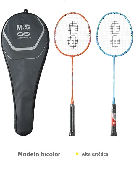 morning-light-ast09701-advanced-sports-badminton-racket-dual-color-iron-alloy-for-intermediate-and-advanced-players
