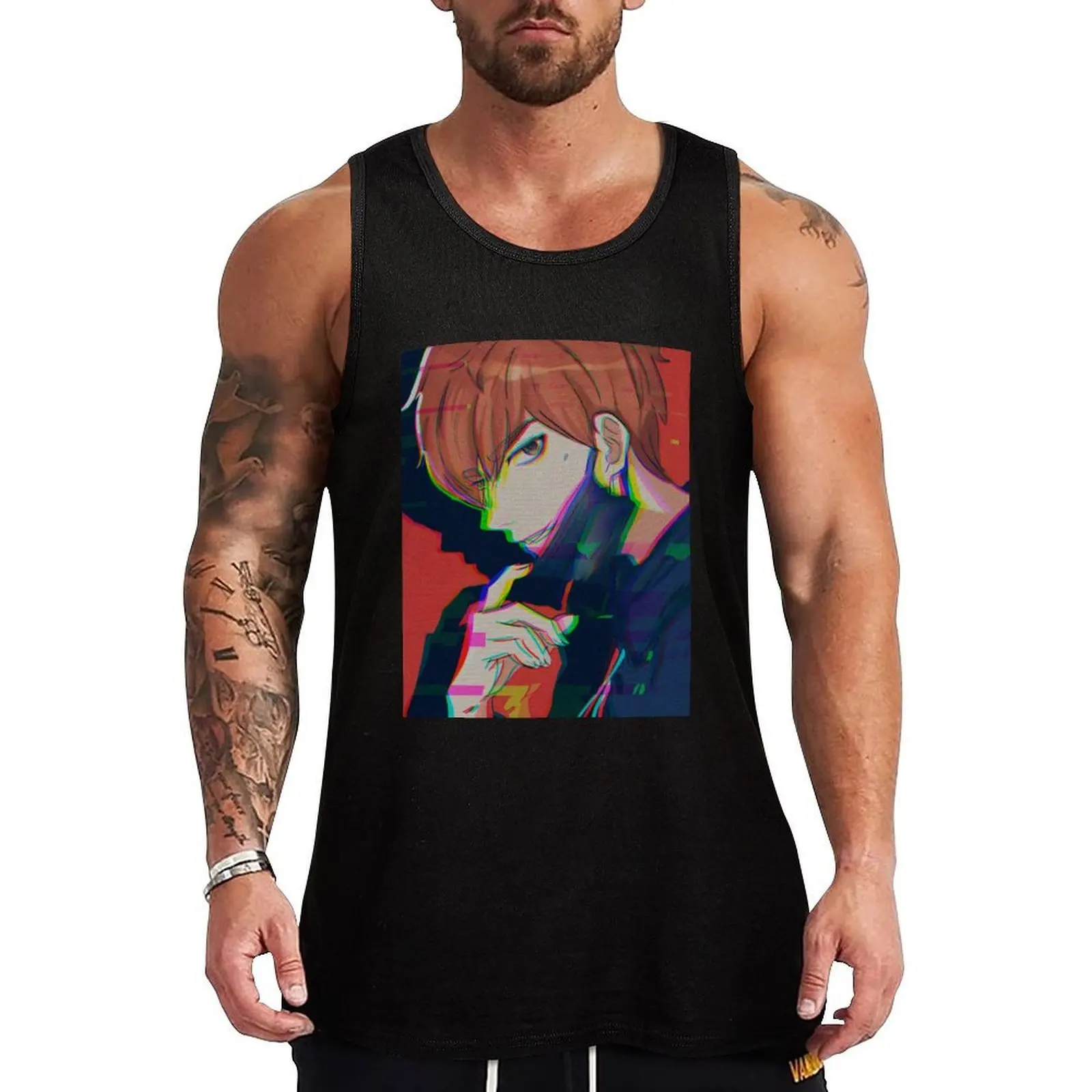 Milgram Kajiyama Fuuta Tank Top Muscle Fitness Tank Top Sleeveless Athletic Workout