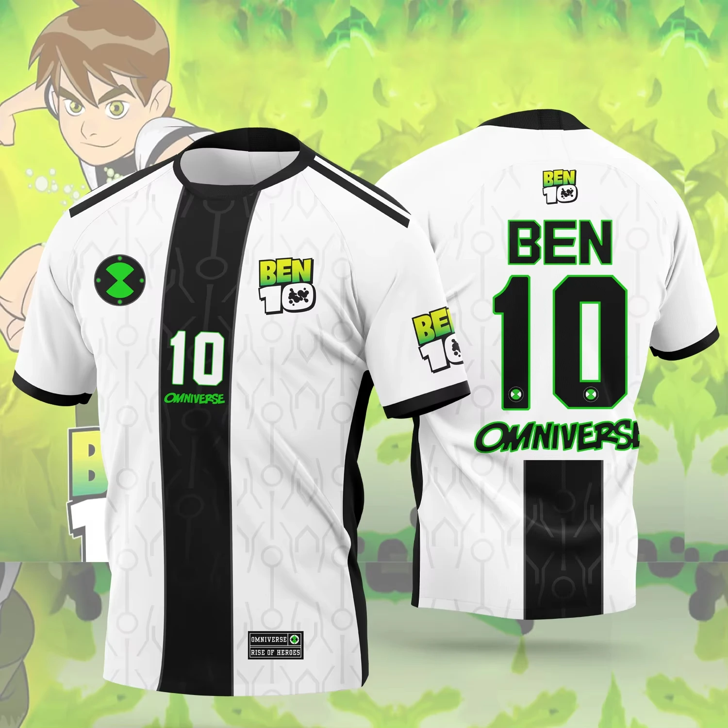 

Джерси аниме Omnitrix Ben10 Alien 3d футболка с принтом для мужчин и женщин модные спортивные топы с короткими рукавами футболки легкая мужская одежда новая