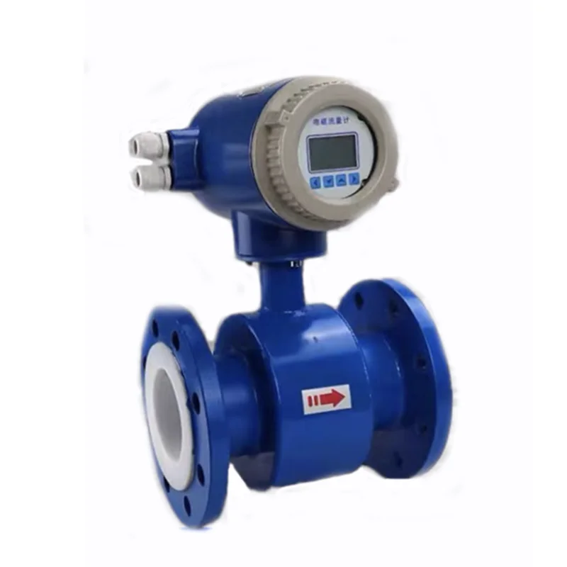 

DN32 intelligent electromagnetic flowmeter sewage waste slurry pipeline acid-base liquid digital display flowmeter