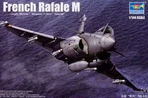 

Trumpeter 1/144 French Rafale M Fighter Plastic Assemble Airplane Model Toy 03914
