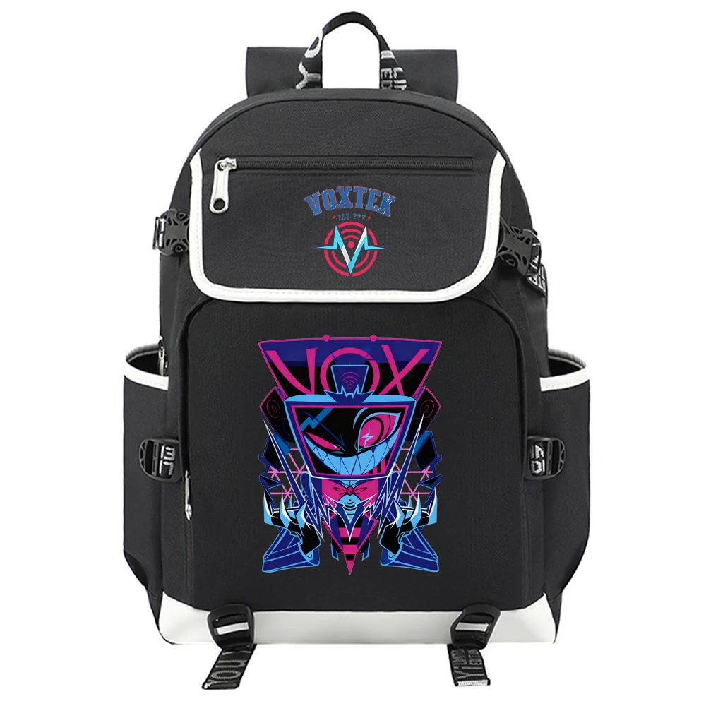 กระเป๋าเป้สะพายหลัง Hazbin Hotel Vaggie รุ่นฮิตปี 2025 สำหรับใส่แล็ปท็อป เหมาะสำหรับวัยรุ่น นักเรียน นักศึกษา ทั้งชายและหญิง ใช้เป็นกระเป๋าหนังสือหรือเป็นของขวัญ