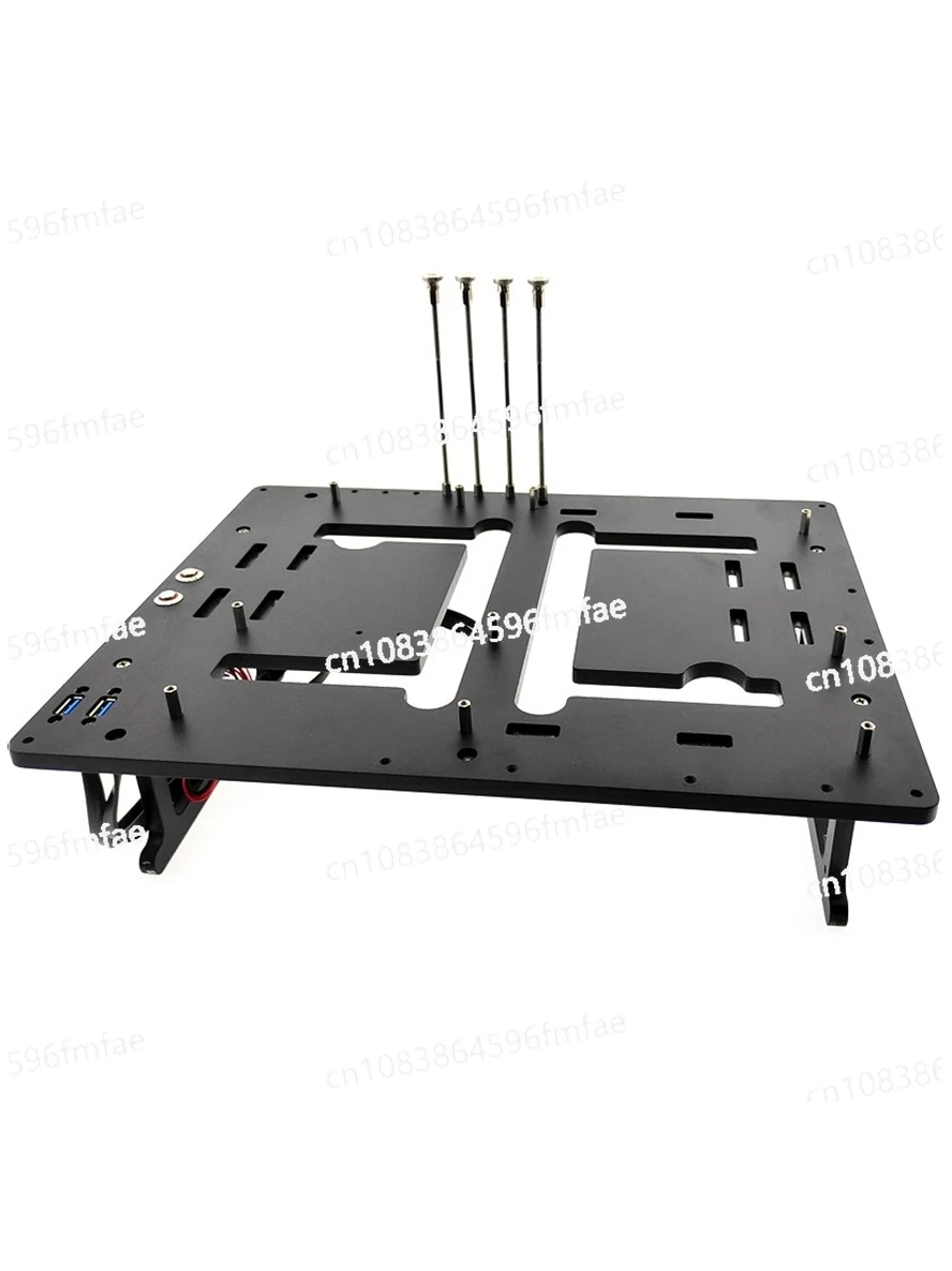 

Open chassis hardware ATX motherboard platform, all aluminum alloy computer rack, water-cooled, vertical and horizontal