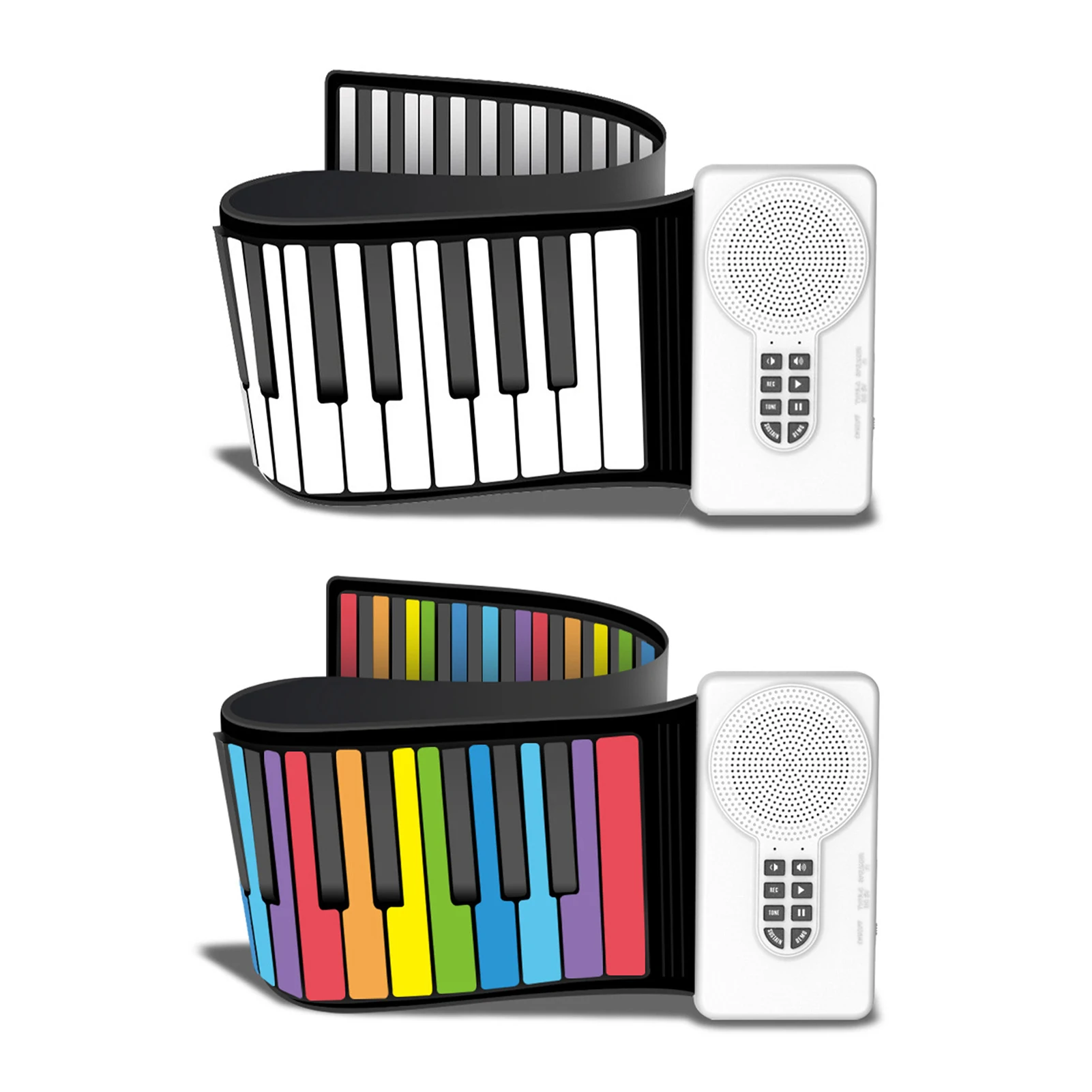 

Portable Electronic Piano 49-Key Flexible Keyboard with Speakers for Beginners Portable Electronic Keyboard