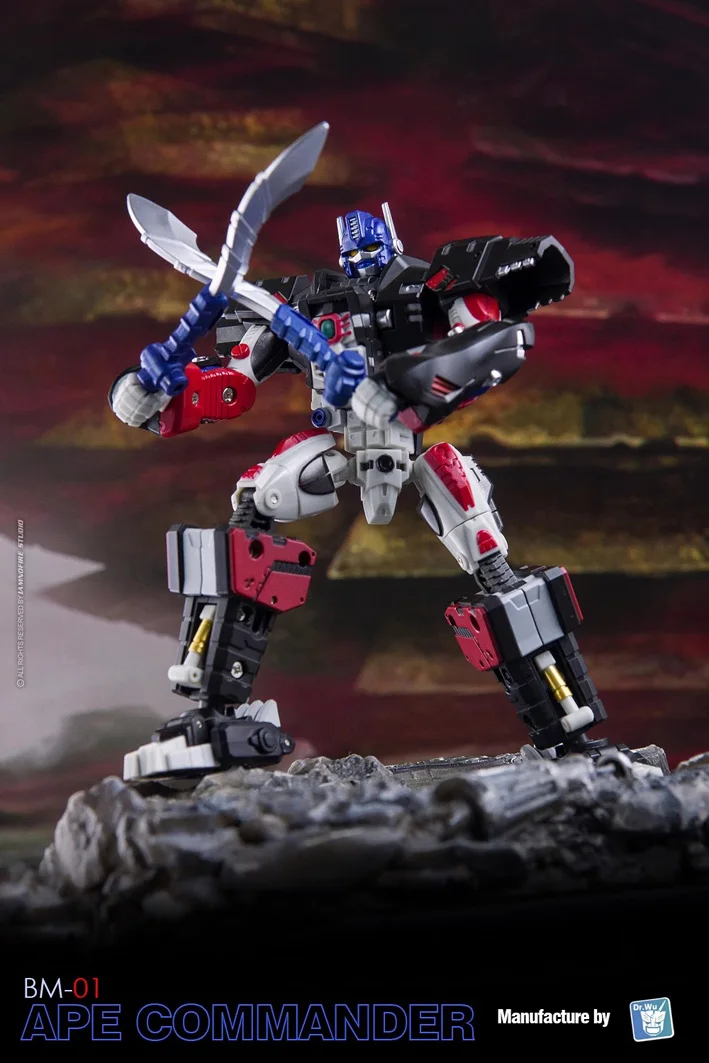 In Voorraad Kleinschalige Getransformeerd Speelgoed Monteur DR.WU Doctor Wu BM-01 Kapitein Orang-oetan Tweekoppige Adelaar