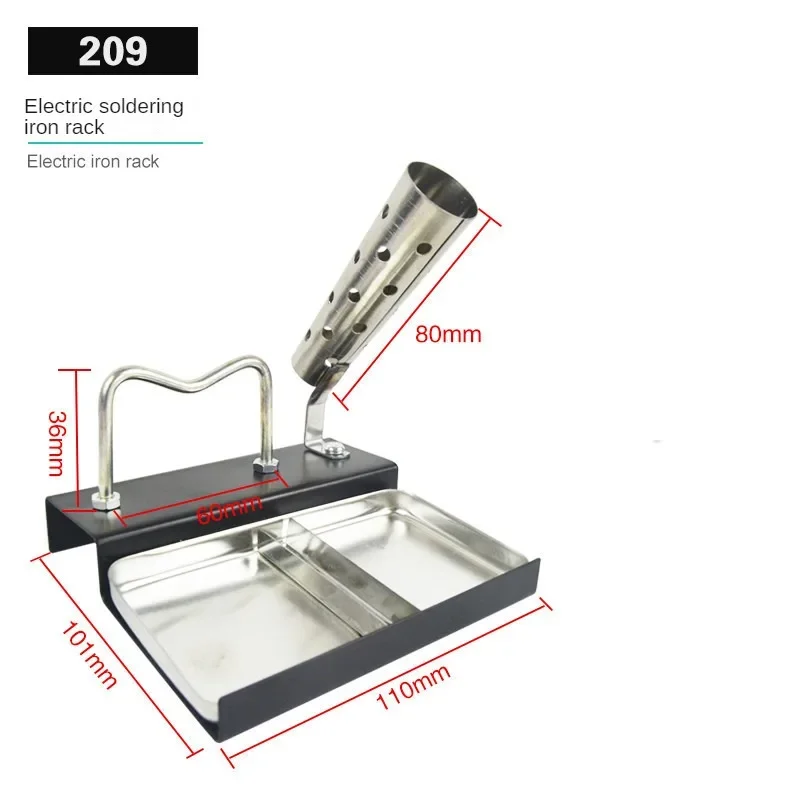 Solder iron holder, tin wire holder, household welding repair 936 practical work stand, metal soldering iron holder