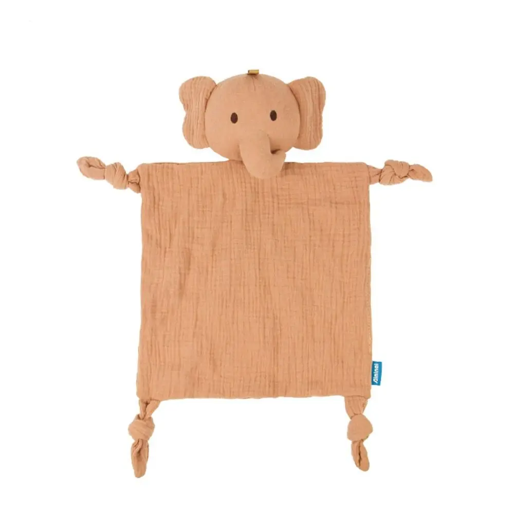 

Soft Baby Cotton Gauze Blanket Cartoon Sensory Comforter Saliva Scarf Rabbit Ears Cute Doll Soothe Appease Towel Infant Use