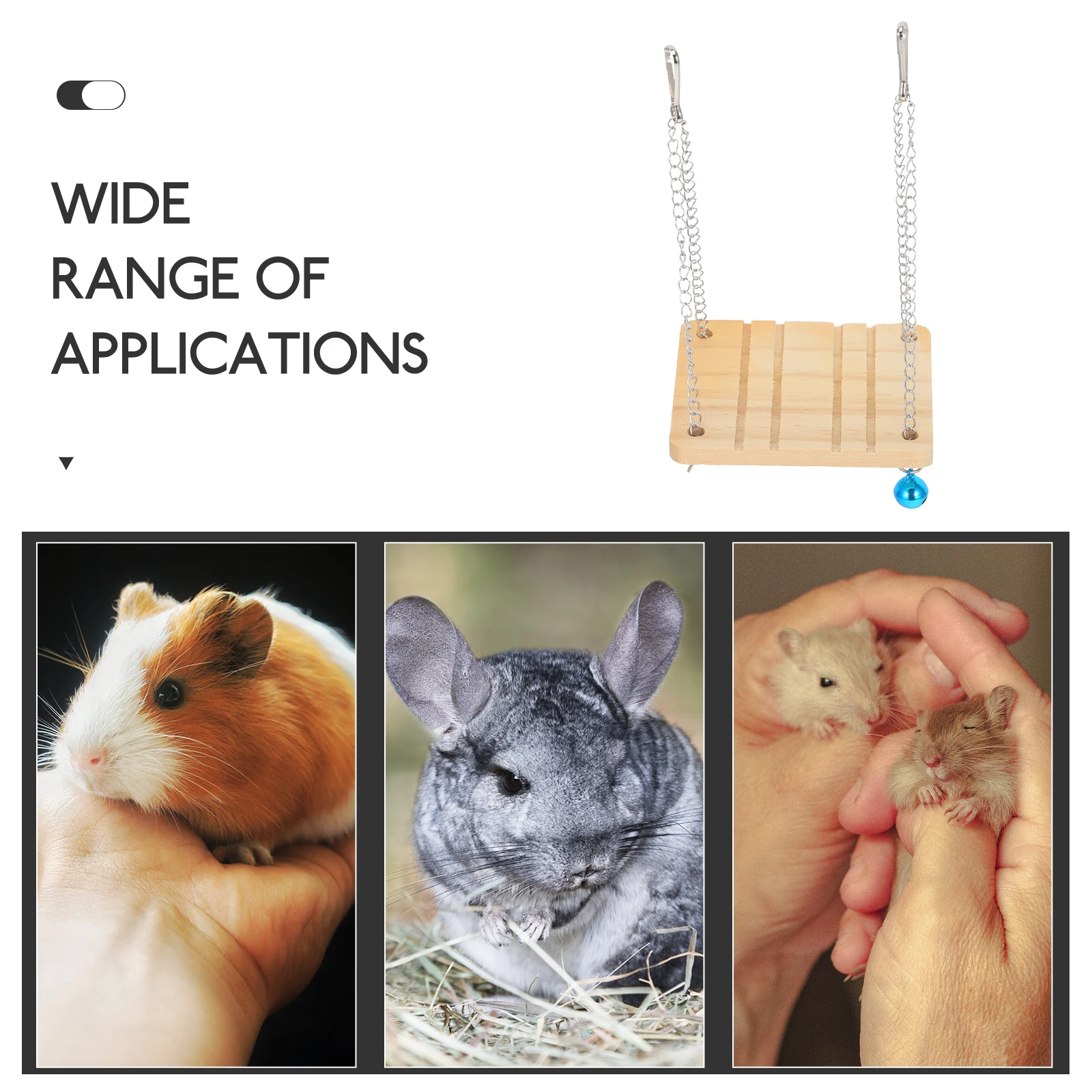 

Natural Hamster Plaything Pine Wood Chewing Cage Decoration Durable Rodent Enrichment Exercise Squirrel Gerbil Guinea