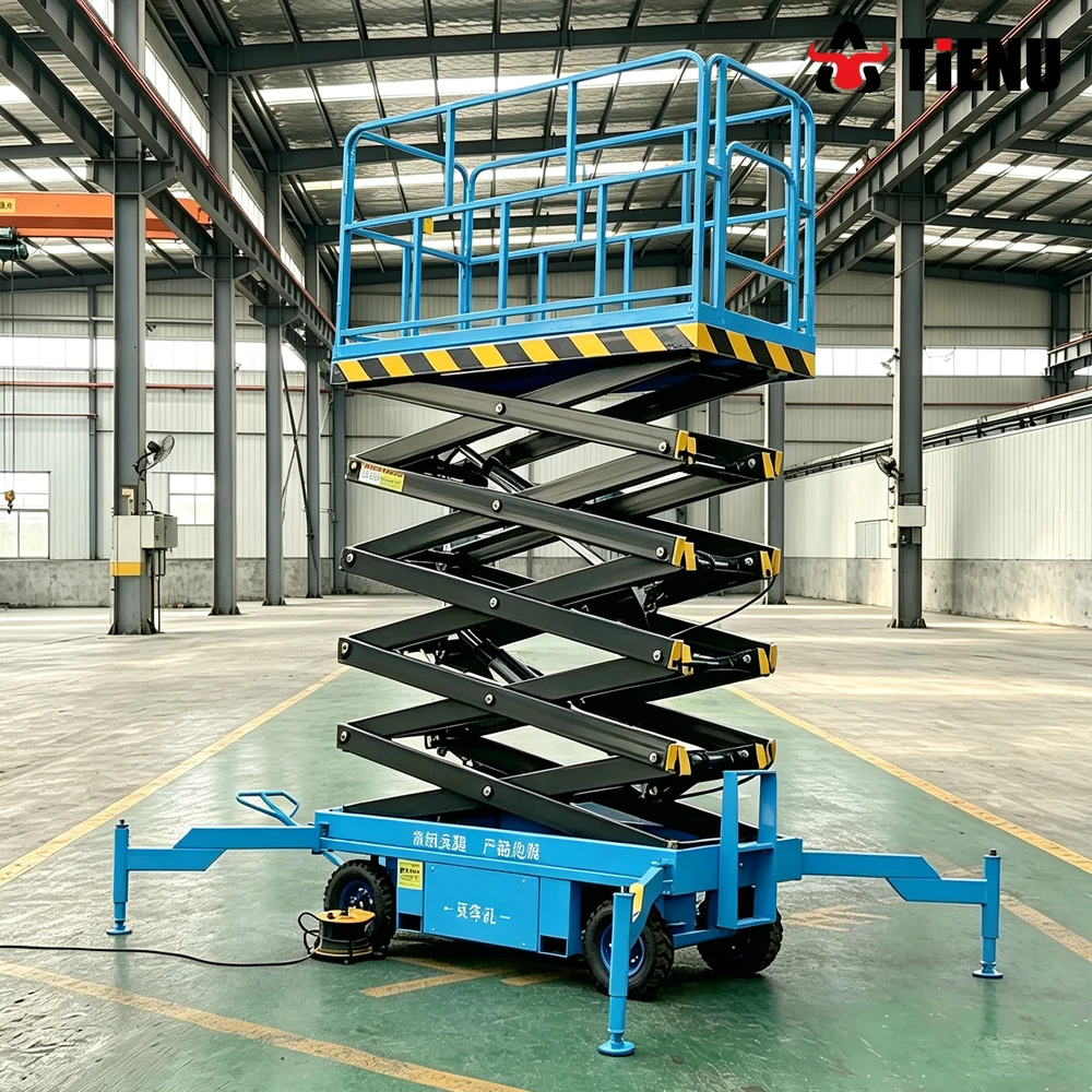 Electric Aerial Work Platforms Tracked Self Propelled Aerial Work Platforms, and Self Propelled Tracked Scissor Lifts.