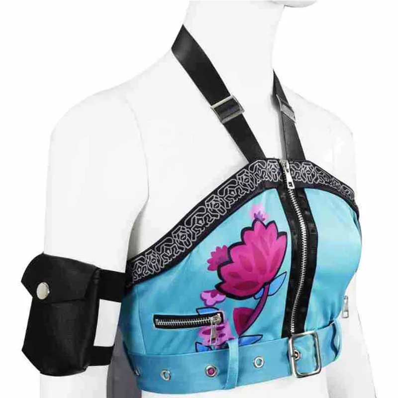 

CyXS-XXXL Zoey KPop Охотники на демонов Косплей Костюм Парик Жилет с принтом Брюки Сексуальный наряд Хэллоуин Карнавальный костюм для вечеринки