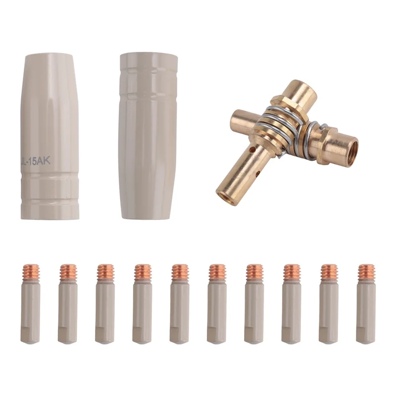 AS60-56Pcs 15AK Coating Protection Nozzle Non-Stick Welding Slag European Airless Gas Protection Machine Protective Sleeve