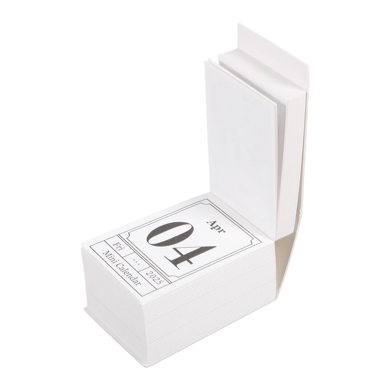 

2025 Mini Desktop Calendar Creative Paper Tear Off Planner Office Home Decorative Stand Up Scrapbook Calendar For Small Space