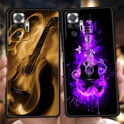 Guitar Music Art Phone Case Cover for Redmi 13C 10C Note 13 12 10 11 Pro Plus 7 8T K40 K50 Gaming Pro Plus Soft Shell Capas Bags