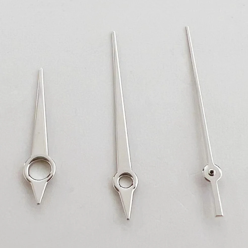 

NH35 Hands No Luminous Polished Watch Pointers, Suitable for NH35 NH36 4R 7S Movement Watch Hands, 8-12-12.5 mm Needles