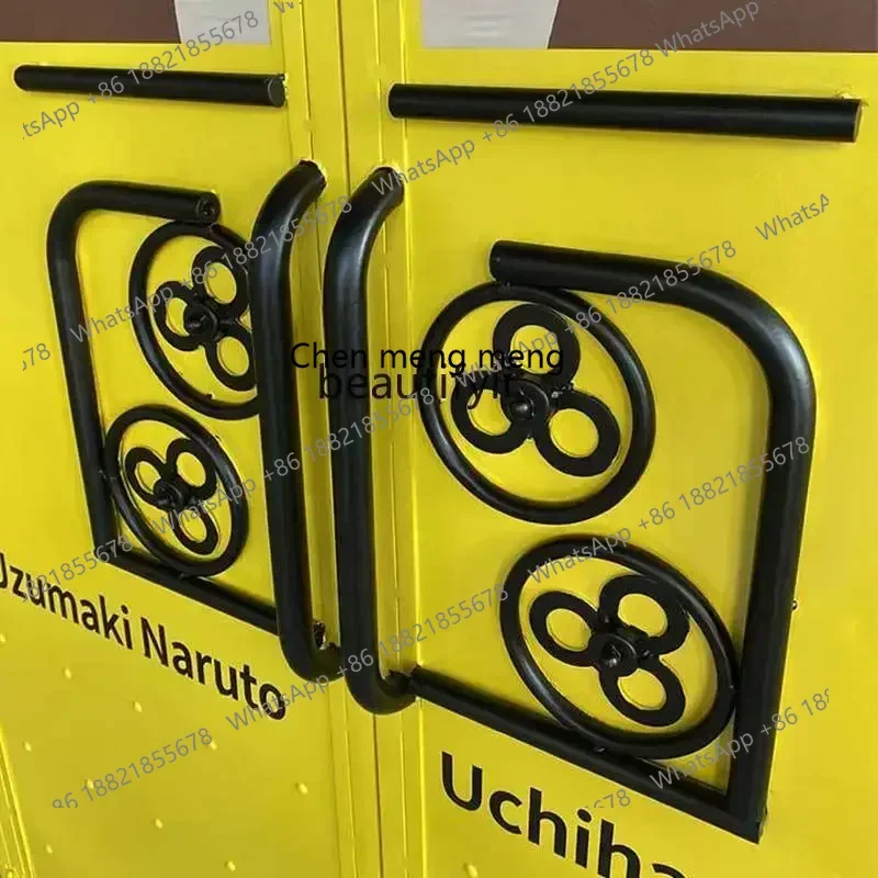 smt7486 Wrought iron industrial style container, coat cabinet, old locker, creative gym locker ss 7486