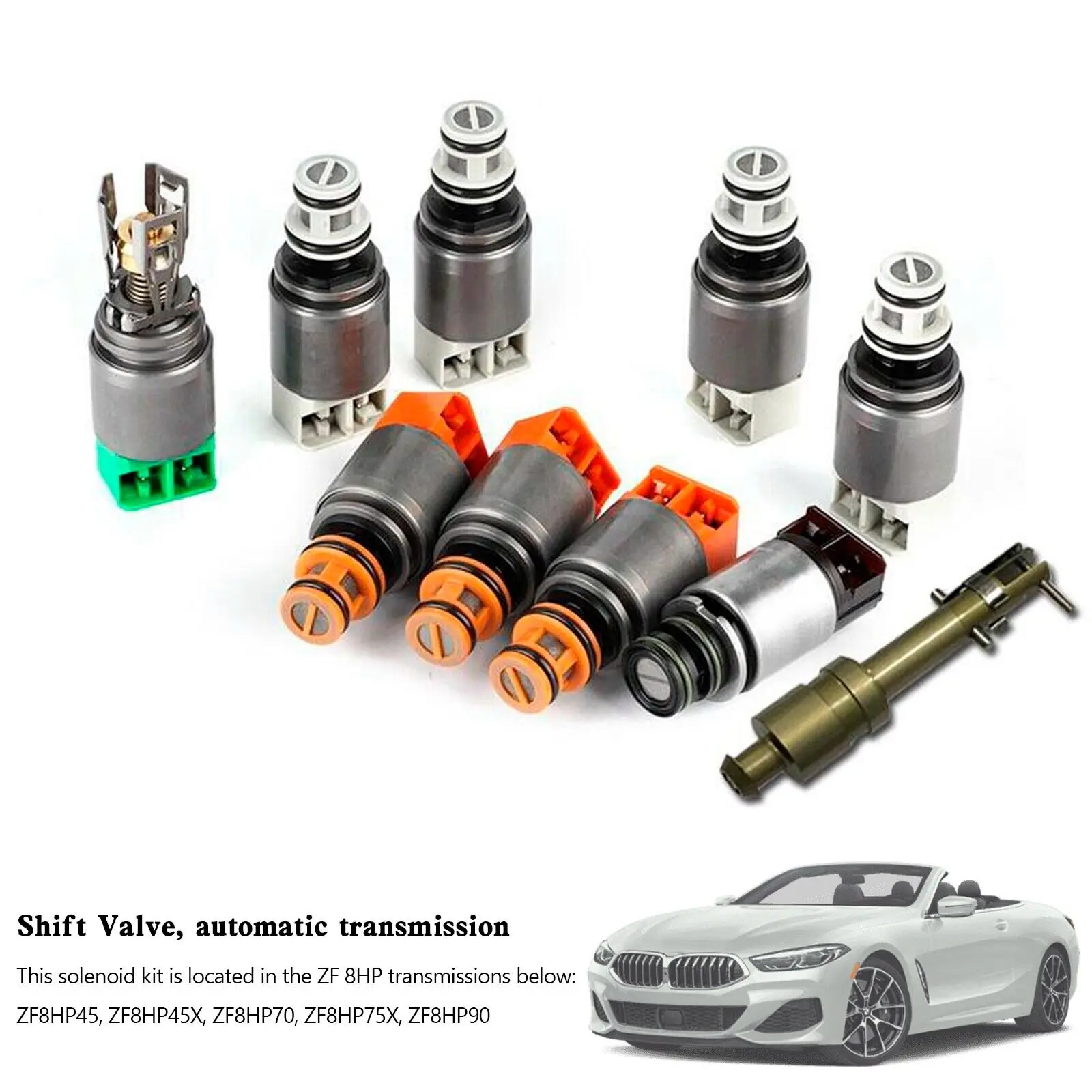 STPAT 8-speed 8HP45 ZF8HP45 8HP55 8HP70 ZF8HP55 ZF8HP70 automatic transmission valve body w/Solenoids for BMW JAGUAR Land Rover