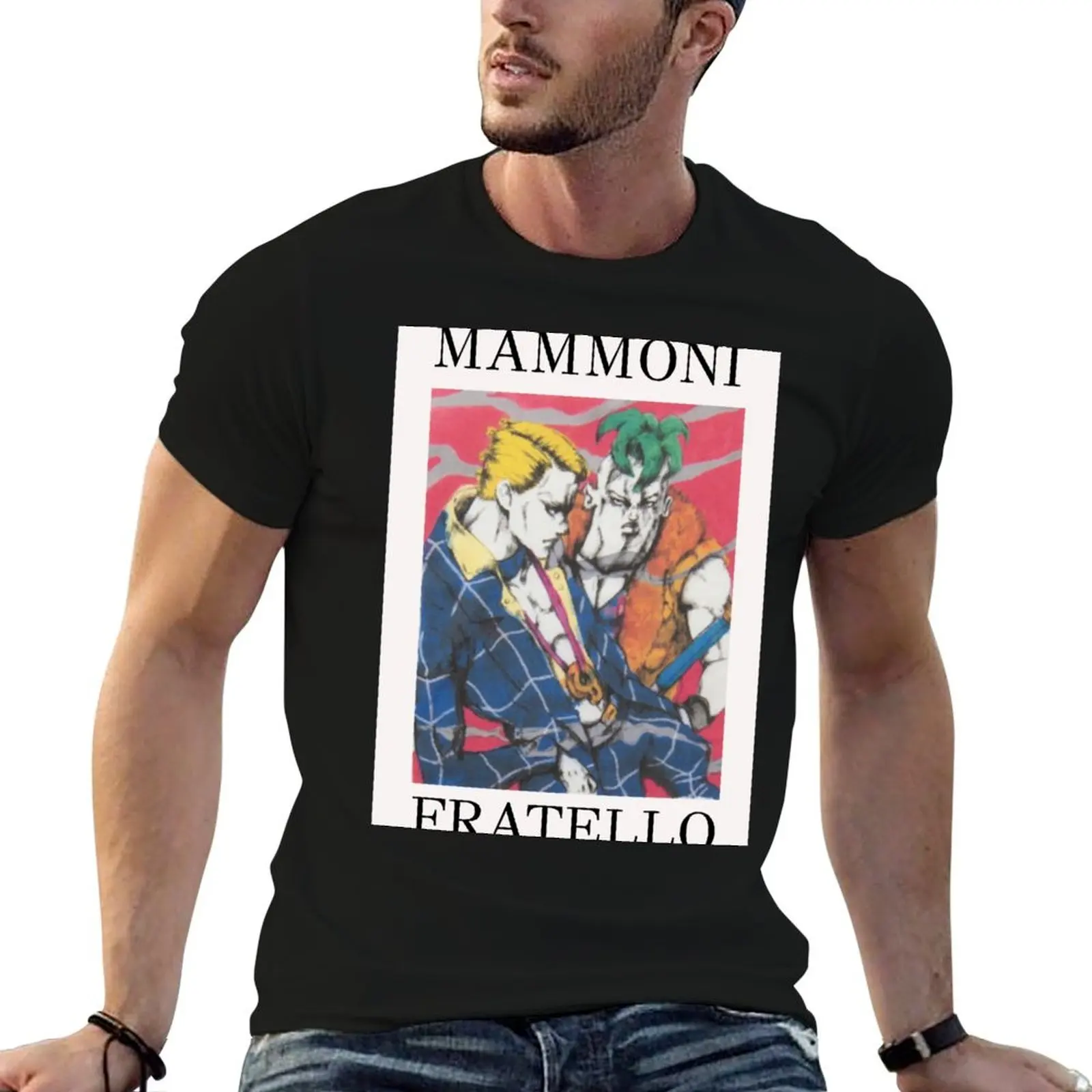 Camiseta JoJo Mammoni Fratello, camisetas informales para hombre, camisetas de algodón suave para hombre, camisetas de marca de lujo de alta calidad