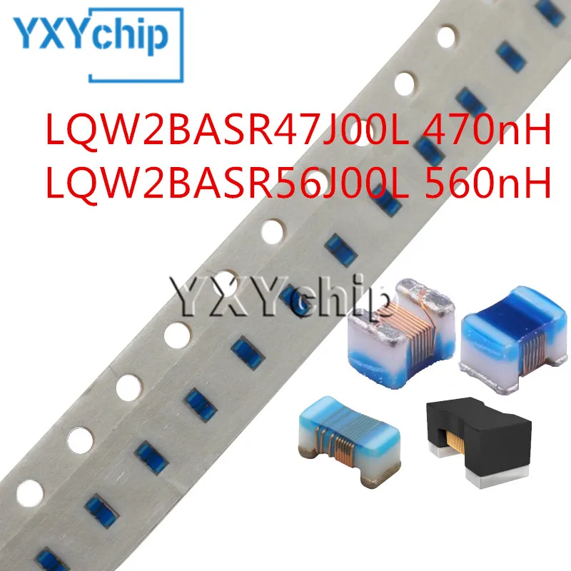 

20pcs Lqw2basr47j00l Lqw2basr56j00l Smd Wirewound Inductor 0805 470nh 560nh 0.47uh 0.56uh 5% 2012 Rf High Frequency Inductance