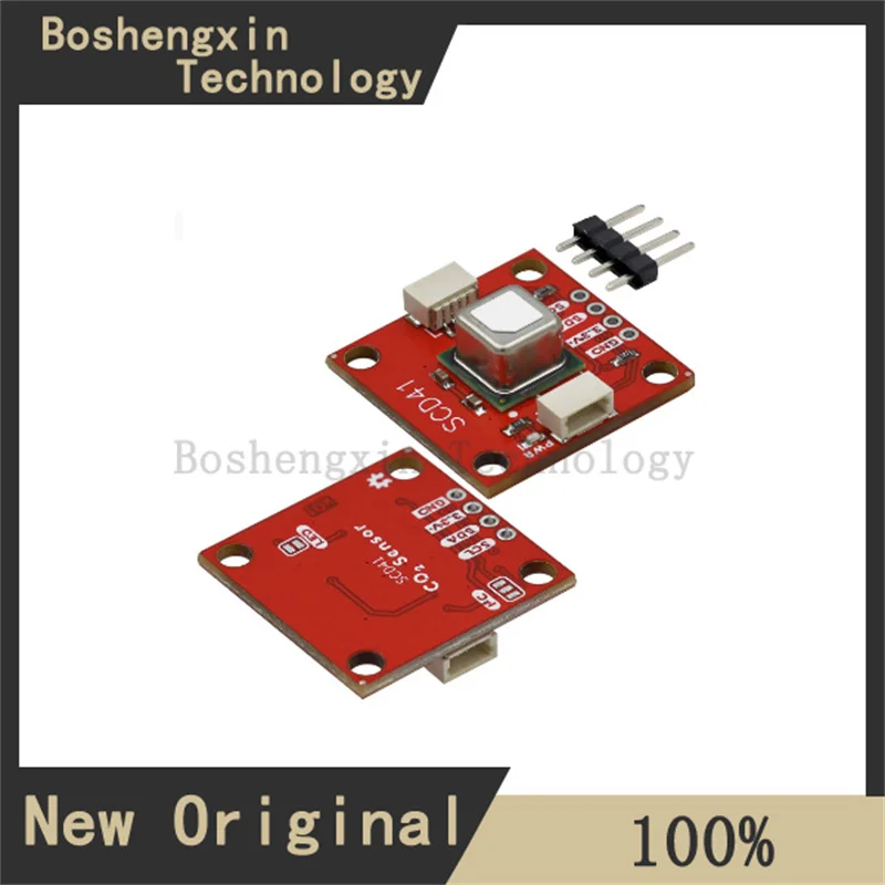 1 個 SCD40 SCD41 ガスセンサーモジュールは CO2 二酸化炭素温度と湿度を検出ツーインワン I2C 通信