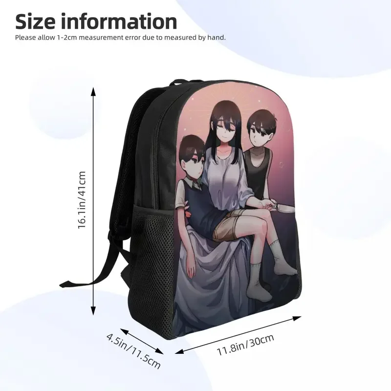 Mochila de juegos de vídeo Omori para hombres y mujeres, impermeable, escuela, universidad, bolsa de libros impresa, Horror