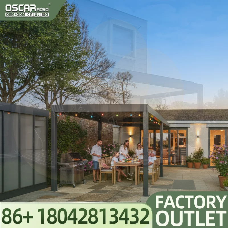 Puerta Estándar Europea para Entrada Principal, Patio Exterior, Jardín, Pérgola