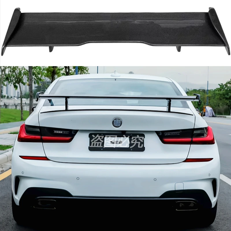 Car Spoiler For BMW 3 Series G20 G28/G80 M3 Hollow Out Style Real Carbon Fiber Material Rear Spoiler Trunk wing 2020-2024