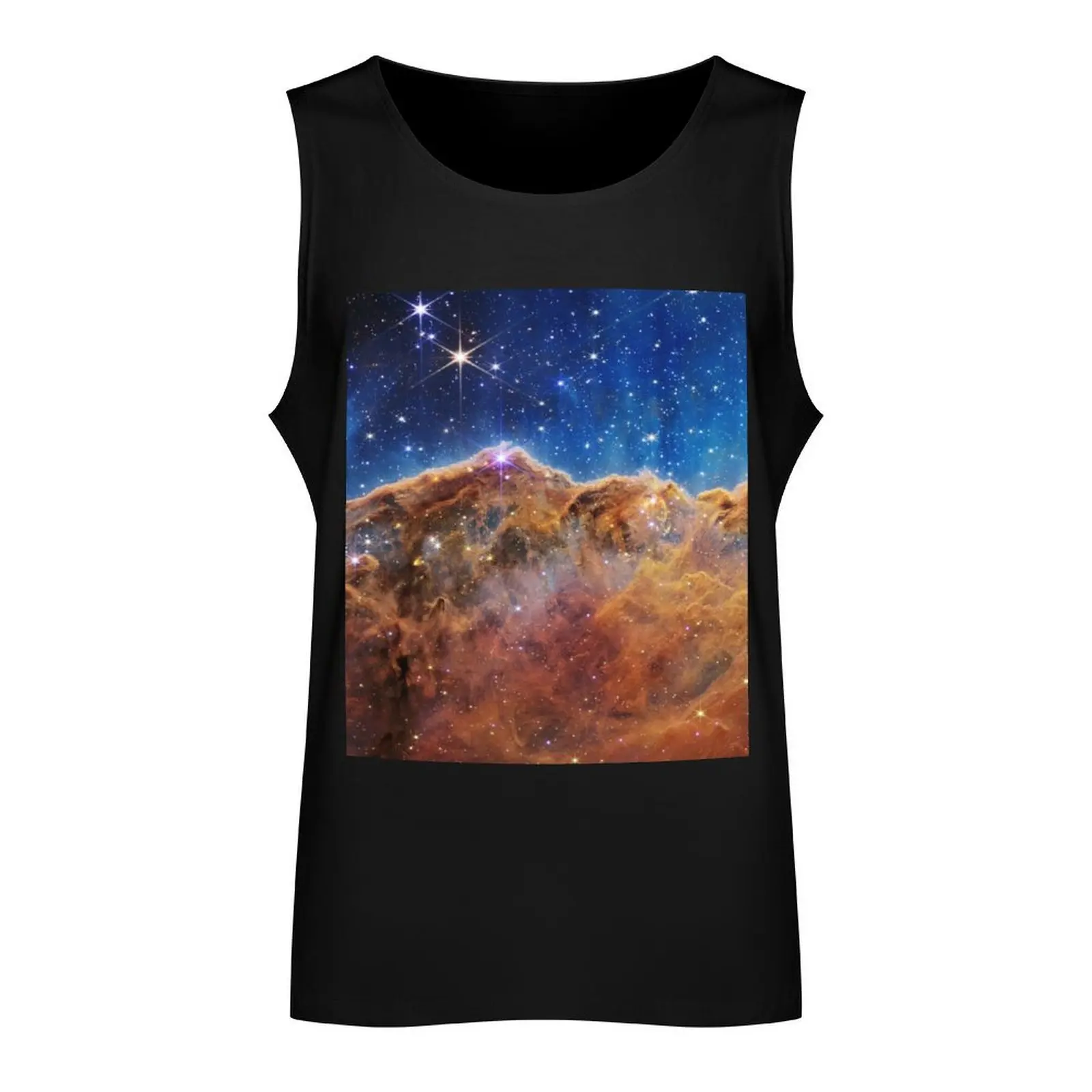 New James Webb Telescope Carina Nebula Ultra High Res Tank Top Men's sleeveless t-shirt Men's cotton t-shirt