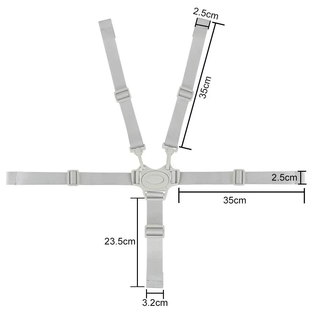 Baby Safety Belt Harness Dining Feeding Chair Belts 5 Point Baby Protection Universal Belt Lunch Seat Car Sleeping Fixed Belts
