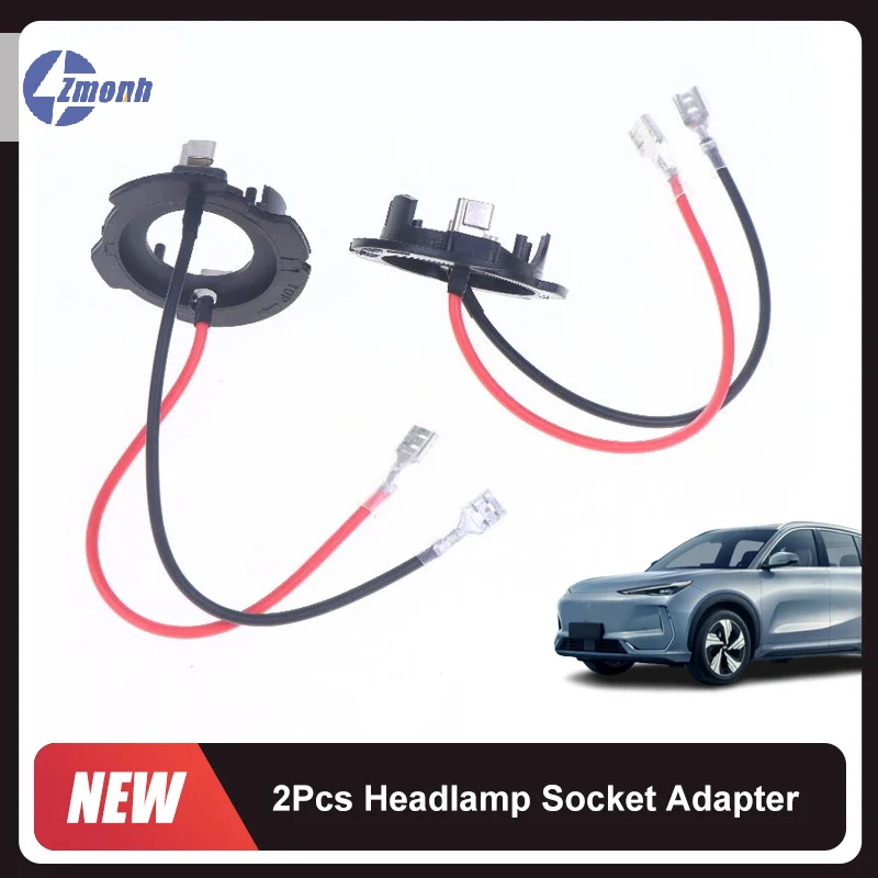 

New！2Pcs/lot Headlamp Socket Adapter For Golf 5 MK5 H7 LED Headlight Bulb Base Holder Retainer Lamp Base Head Light Accessories