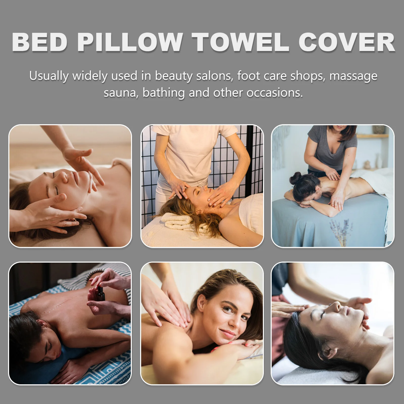 400 Pcs Bed Cover Disposable Lying Pillow Case Salon Covers Massage Face for White Headrest Mats Cradle Table