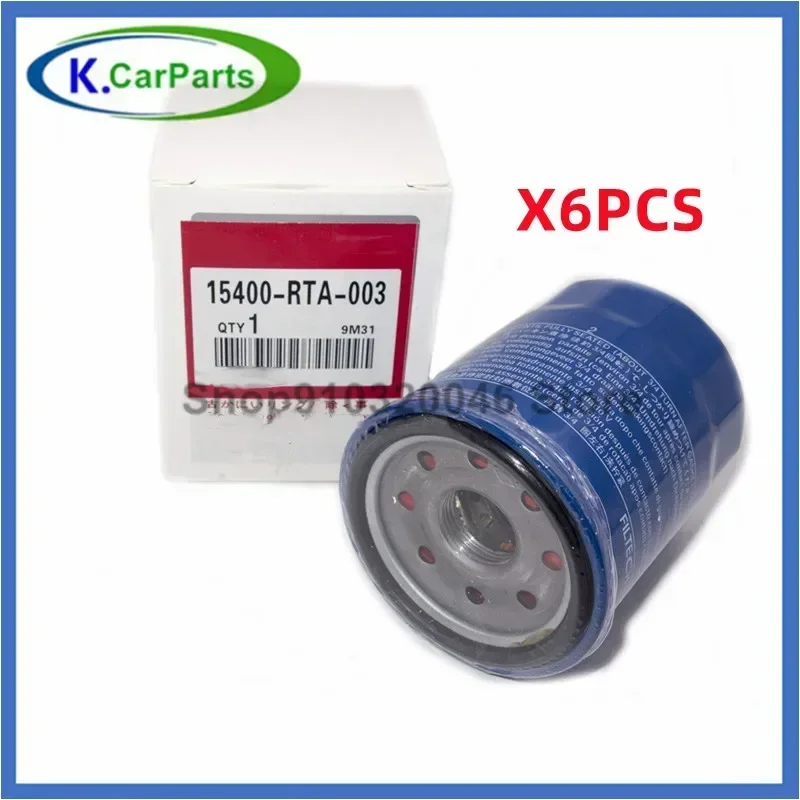 new-6pcs-15400-rta-003-15400-rba-f01-15400-rta-004-replacement-oil-filter-for-honda-accord-civic-acura-ilx-mdx-rdx-high-quality