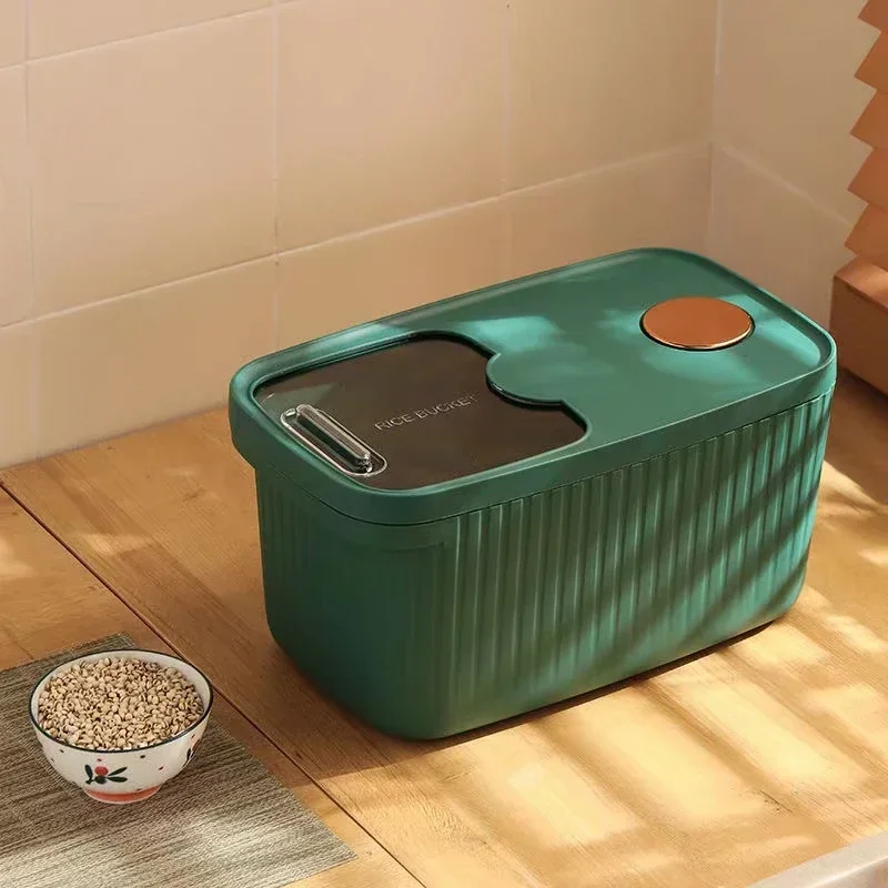 Cat Dog Feeder Food Storage Container Moistureproof Large Capacity Storage Anti-Oxidation Rice Box Dog Dry Food Bucket 5kg-10kg