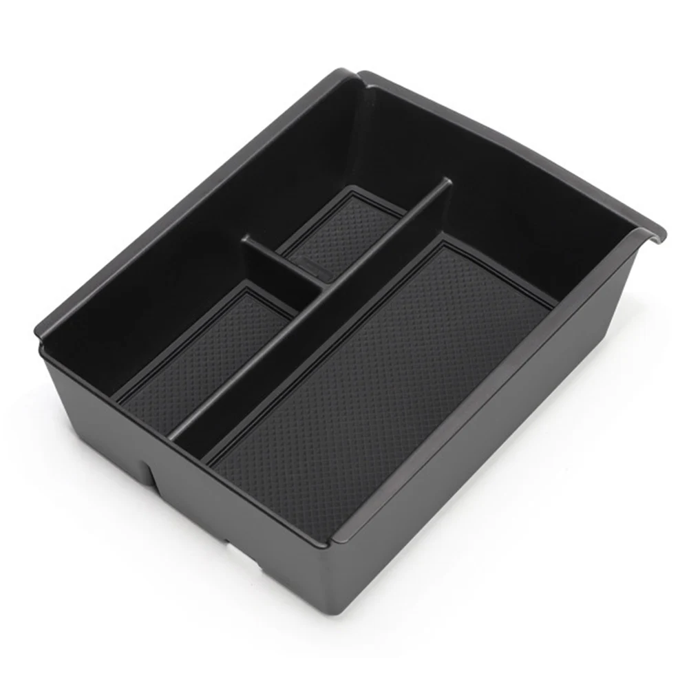 Car Storage Organizer Console Armrest Box Car Interior Upgrade ABS Material Storage Box Console Armrest Compartment