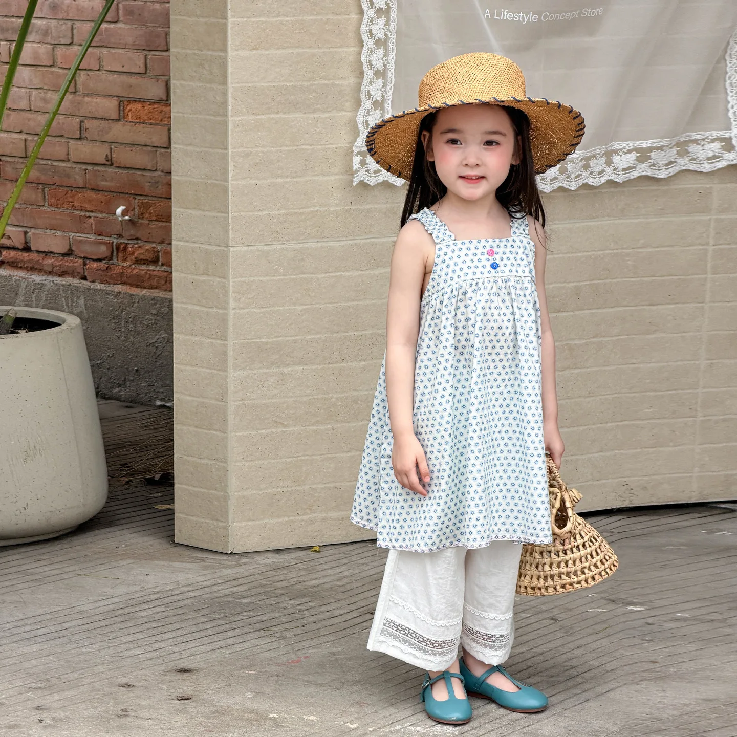 Girls Strapless Dress Summer Thin Suitable Design 2026 Kids Vest Dress Class A Baby Skirt
