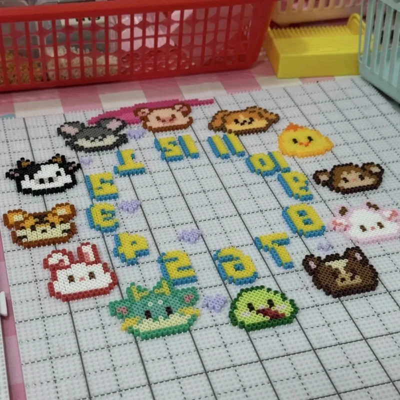 3000pcs Perler Hama Fuse Beads 2.6mm Relaxing DIY Craft Supplies for Handmade Decor & Charms Supplement beads