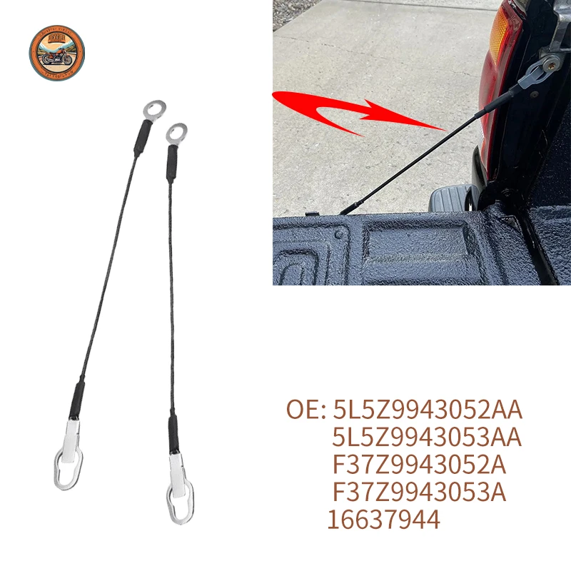 

2 шт. тросы задней двери F37Z9943053A универсальный трос багажника автомобиля для Ford Ranger Pickup Truck 1993-2011 автоаксессуары