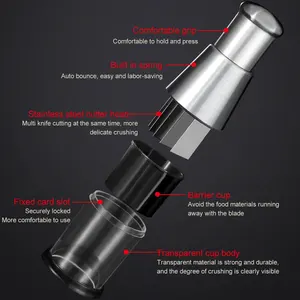 Kılavuz Kıyıcı Sarımsak, Kıyıcı Sarımsak, Presleme El gıda parçalayıcı Dilimleme Mutfak Sebze Kırıcı Aksesuarları Ev Mutfak İçin En çok satılan 12, dichavador sarımsağı-no. 8