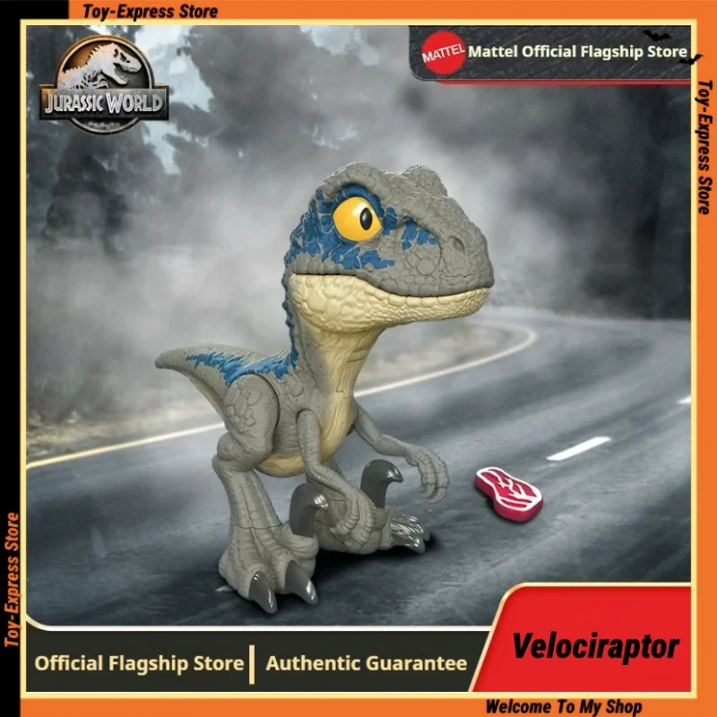 

Jurassic World Dinosaurs Toys Velociraptor Dinosaur Model Movable Vocalize Movie Animal Figurines Children Toys For Kids Gift