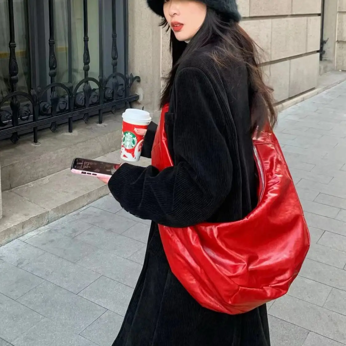 Women Bag 2024 Autumn Winter Fashion New High-Capacity Shoulder Bag Pures and Bags Crossbody Girls Bag Designer