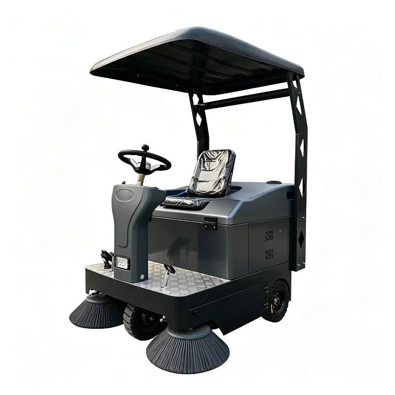 Industrial Sweeping Width 1260mm 1400mm 1800mm 2000mm Street Sweeper HT1400 HT2000 Ride On Road Sweeper Floor Cleaning Machine