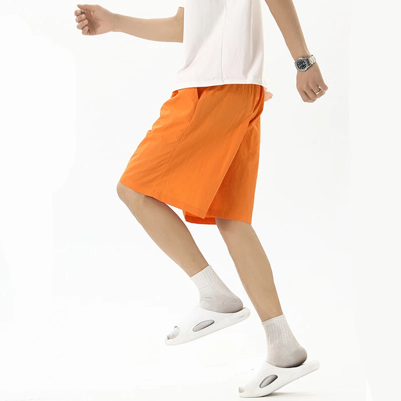 

2025 Мужские шорты Летние мужские шорты для доски Быстросохнущие мужские бермуды Повседневные шорты Мужские однотонные полиэстеровые шорты Homme Одежда для плавания CP